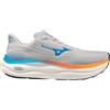 Mizuno - Scarpe da Running - Wave Sky 9 Cloudscape/Blue Jewel/Lava Orange - Taglia 8 UK - Grigio
