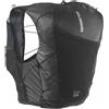 Salomon - Zaino da trail/running - Active Skin 12 Set W Black/Metal - Taglia M - Nero
