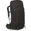 Osprey - Zaino da trekking - Kestrel 48 Black in Nylon - Taglia S/M - Nero