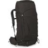 Osprey - Zaino da trekking - Kestrel 48 Black in Nylon - Taglia L/XL - Nero