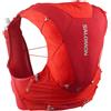 Salomon - Zaino da trail/running - Adv Skin 12 Set Flame Scarlet/Haute Red - Taglia L - rosso