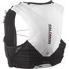 Salomon - Zaino da trail/running - Adv Skin 5 Race Flag Set White/Nautical Blue - Taglia XL - Bianco