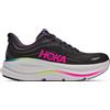 Hoka - Scarpe da running - Bondi 9 W Black/Neon Dragonfruit in Poliestere Riciclato - Taglia 38 2/3 - Nero