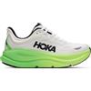 Hoka - Scarpe da running - Bondi 9 W White/Tart Apple in Poliestere Riciclato - Taglia 38 2/3 - Verde