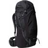 The North Face - Zaino da trekking - Terra 65 Black/Asphalt Grey in Pelle - Taglia S/M - Grigio