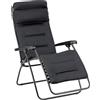 Lafuma Mobilier - Poltrona pieghevole imbottita - RSX Clip AirComfort - RSX Clip AirComfort Black - Nero
