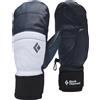 Black Diamond - Moffole da donna per il freeride in PrimaLoft® - W Spark Mitts Charcoal Belay Blue in Pelle - Taglia XS - Blu navy