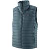 Patagonia - Piumino senza maniche in piuma naturale - M's Down Sweater Vest Summit Blue in Nylon - Taglia S