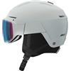 Salomon - Casco con visiera fotocromatica - Osmo Pro Sigma Photo Ice Flow - Taglia S - Bianco