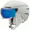 Atomic - Casco da sci/snowboard - Savor Visor Stereo White Heather - Taglia 59-63 cm - Bianco