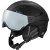 Cairn - Casco da sci/snowboard con visiera - Electron Visor Mat Black - Taglia 55-56 cm - Nero