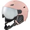 Cairn - Casco da sci/snowboard con visiera - Electron Visor Mat Dust Pink - Taglia 53-54 cm - Rosa