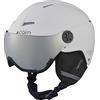 Cairn - Casco da sci con visiera - Android Visor Mat White Gray - Taglia 54-56 cm - Grigio