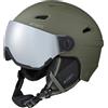 Cairn - Casco da sci/snowboard con visiera - Electron Visor Mat Khaki - Taglia 53-54 cm - Kaki