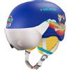 Head - Casco da sci - Yuki Visor Paw Blue - Taglia Bambino XXS