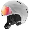 Julbo - Casco da sci/snowboard con visiera - Celest Reactiv HC 1-3 White - Taglia 55-59 cm - Bianco