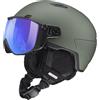 Julbo - Casco da sci/snowboard con visiera - Globe Evo Reactiv HC 1-3 Dark Green - Taglia 54-58 cm - Verde