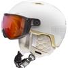 Julbo - Casco da sci/snowboard con visiera - Globe Evo Mips Reactiv HC 0-4 White - Taglia 54-58 cm - Bianco