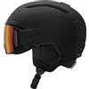 Salomon - Casco con visiera fotocromatica - Driver Pro Sigma Photo Mips Black in Pelle - Taglia S - Nero