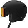 Salomon - Casco da sci/snowboard - Osmo Sigma Black in Pelle - Taglia S - Nero