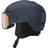 Salomon - Casco da sci/snowboard - Osmo Dress Blue in Pelle - Taglia S - Blu navy