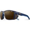 Julbo - Occhiali da sole - Shield Bleu Foncé/Orange Reactiv 2-4 Polarized - Blu