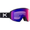 Anon - Maschera da sci - M4S Cylindrical Black/Perceive Sun Red in Silicone - Nero