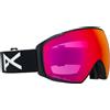 Anon - Maschera da sci/snowboard - M4S Toric Black Perceive Sun Red in Silicone - Nero