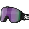 Bliz - Maschera da sci - Rave Matte Black Brown w/ Purple Multi in Silicone - Nero