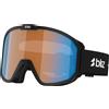 Bliz - Maschera da sci - Rave Matte Black Orange Blue in Silicone - Nero