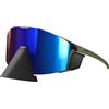 Julbo - Occhiali da sole - Edge Cover Vert Army/Marron Reactiv 2-4 - Kaki