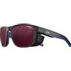 Julbo - Occhiali da sole - Shield M Noir/Bleu Reactiv 0-4 High Contrast - Nero