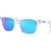 Oakley - Occhiali da sole - Frogskins Crystal Clear Prizm Sapphire Iridium - Bianco