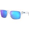 Oakley - Occhiali da sole polarizzati - Holbrook XL Polished Clear Prizm Sapphr Irid Polar - Bianco