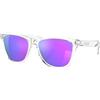 Oakley - Occhiali da sole - Frogskins Polished Clear / Prizm Violet - Viola