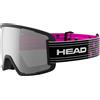 Head - Maschera da sci - Contex Pro 5K Race Vis RD + SL in Silicone - Taglia L - Nero
