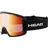 Head - Maschera da sci - Contex Red Black in Silicone - Taglia S - Nero