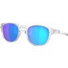 Oakley - Occhiali da sole polarizzati - Latch Matte Clear Prizm Sapphire Polarized - Bianco