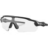 Oakley - Occhiali da sole fotocromatici - Radar EV Path Steel Clear 50% Black Irid Photo - Nero