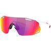 Oakley - Occhiali da sole - Cybr Dyno Polished White Prizm Road - Bianco