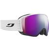 Julbo - Maschera da sci fotocromatica - Hit OTG Reactiv HC 0-4 White/Black in Silicone - Bianco
