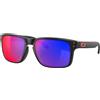 Oakley - Occhiali da sole - Holbrook Matte Black Positive Red Iridium - Nero