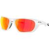 Oakley - Occhiali da sole polarizzati - Lateralis Matte Vapor Prizm Ruby Polarized - Bianco