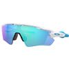 Oakley - Occhiali da sole - Radar EV Path Polished White Prizm Sapphire - Bianco