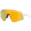 Oakley - Occhiali da sole - Sutro Lite Sweep Mvdp Bronze Splatter Prizm 24K - Bianco