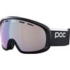 POC - Maschera da sci fotocromatica - Fovea Mid Photochromic Uranium Black/Photochromic/Changeable Sky Blue - Nero