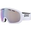 POC - Maschera da sci fotocromatica - Fovea Mid Photochromic Hydrogen White/Photochromic/Changeable Sky Blue - Bianco