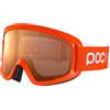 POC - Maschera da sci - POCito Opsin Fluorescent Orange/Partly Sunny Light Orange in Silicone - Arancione