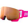 POC - Maschera da sci - POCito Nexal Fluorescent Pink/Partly Sunny Light Orange - Rosa