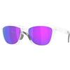 Oakley - Occhiali da sole polarizzati - Frogskins Range XL Matte Clear/Prizm Violet - Grigio